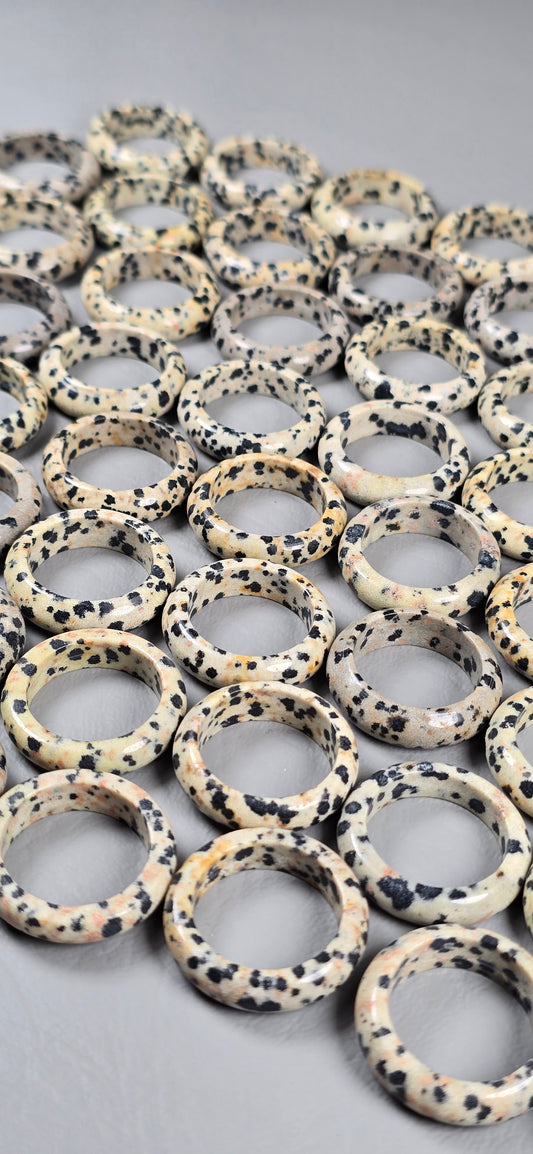 Dalmation Jasper Rings