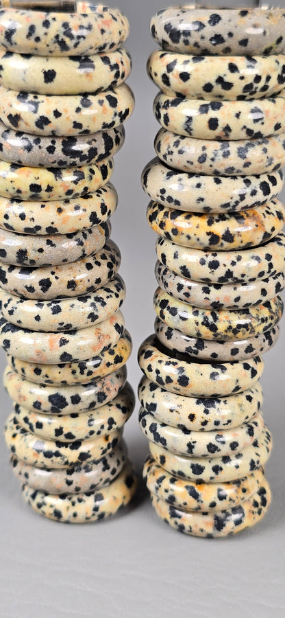 Dalmation Jasper Rings