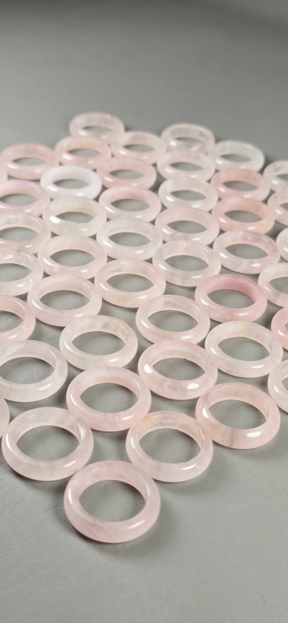 Rose Quartz Rings