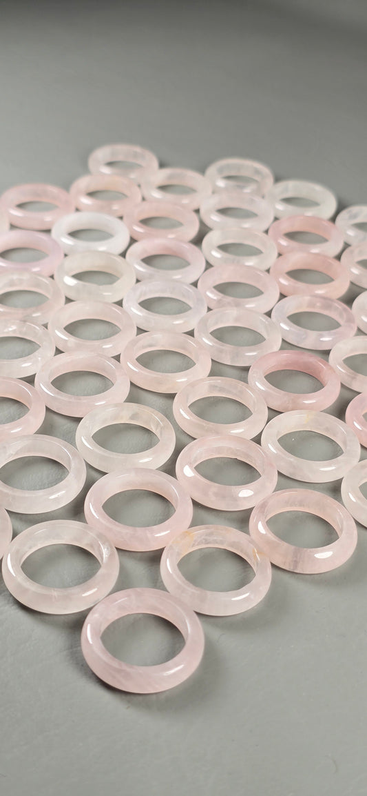 Rose Quartz Rings