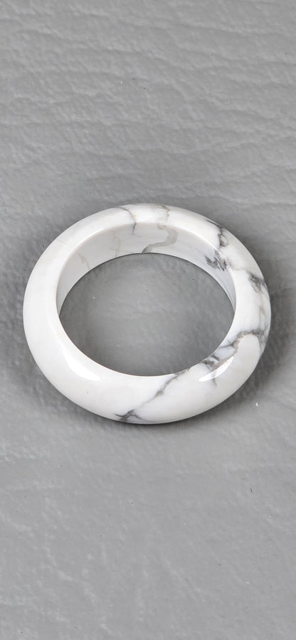 Howlite Rings