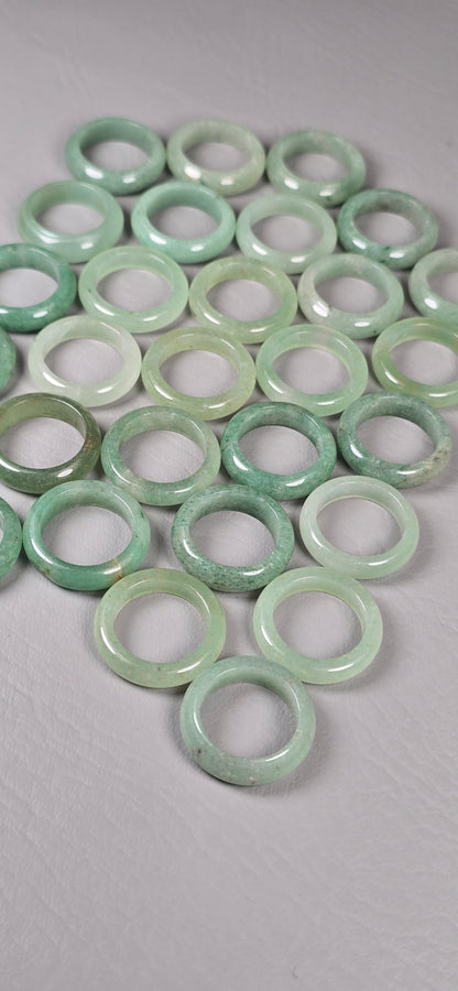 Green Aventurine Rings