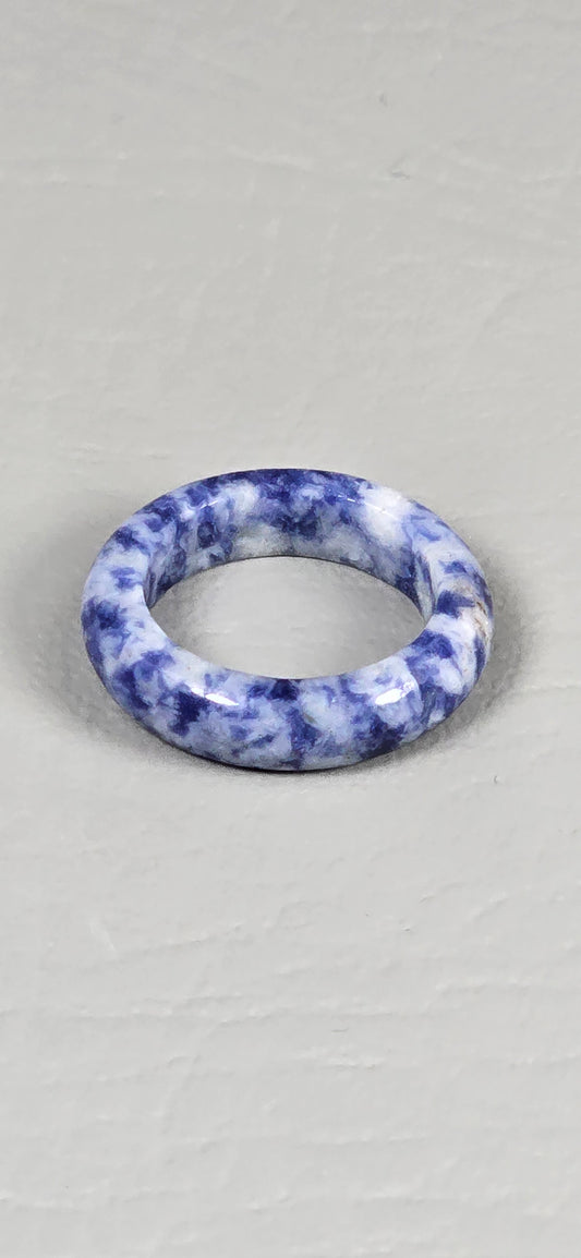 Blue Dot Sodalite Rings