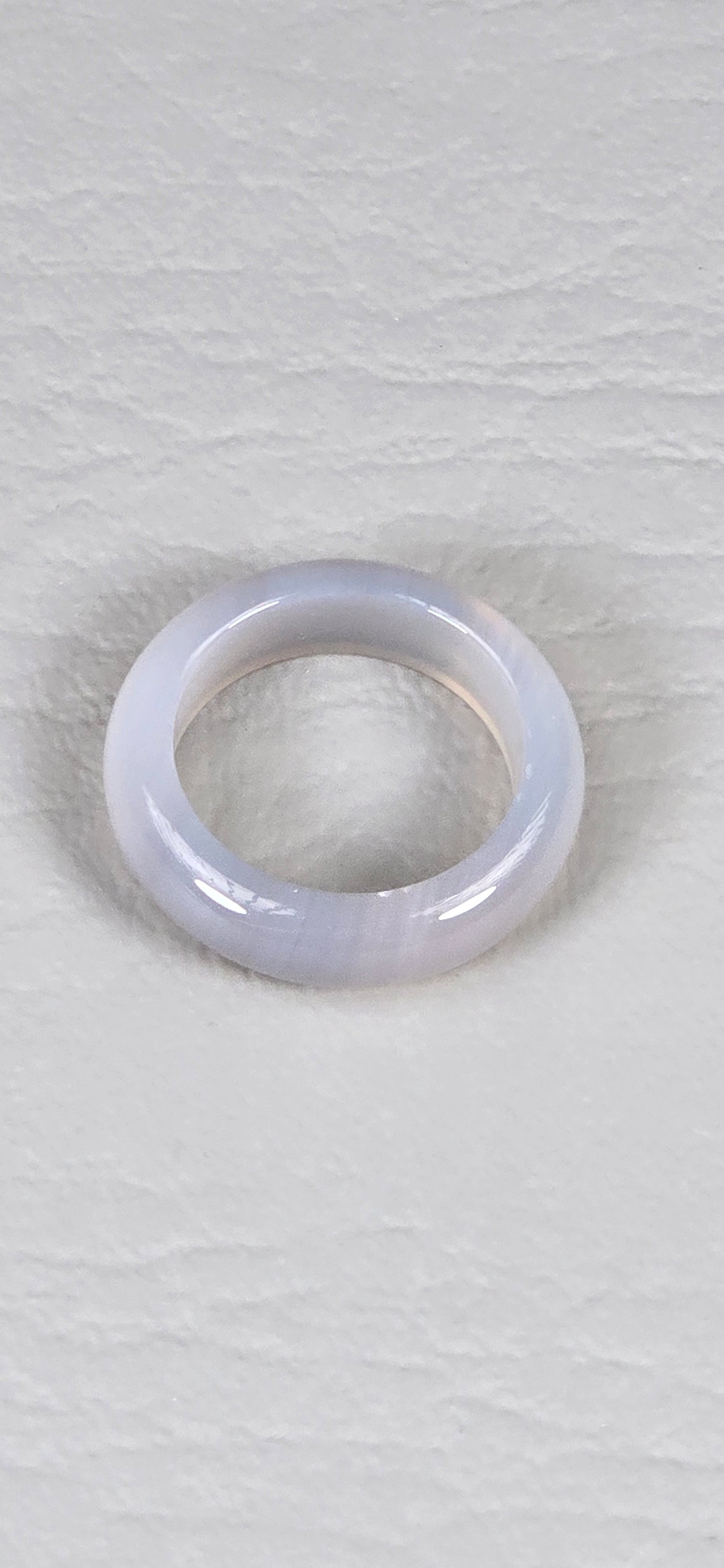 Chalcedony Rings - Grey / Clear