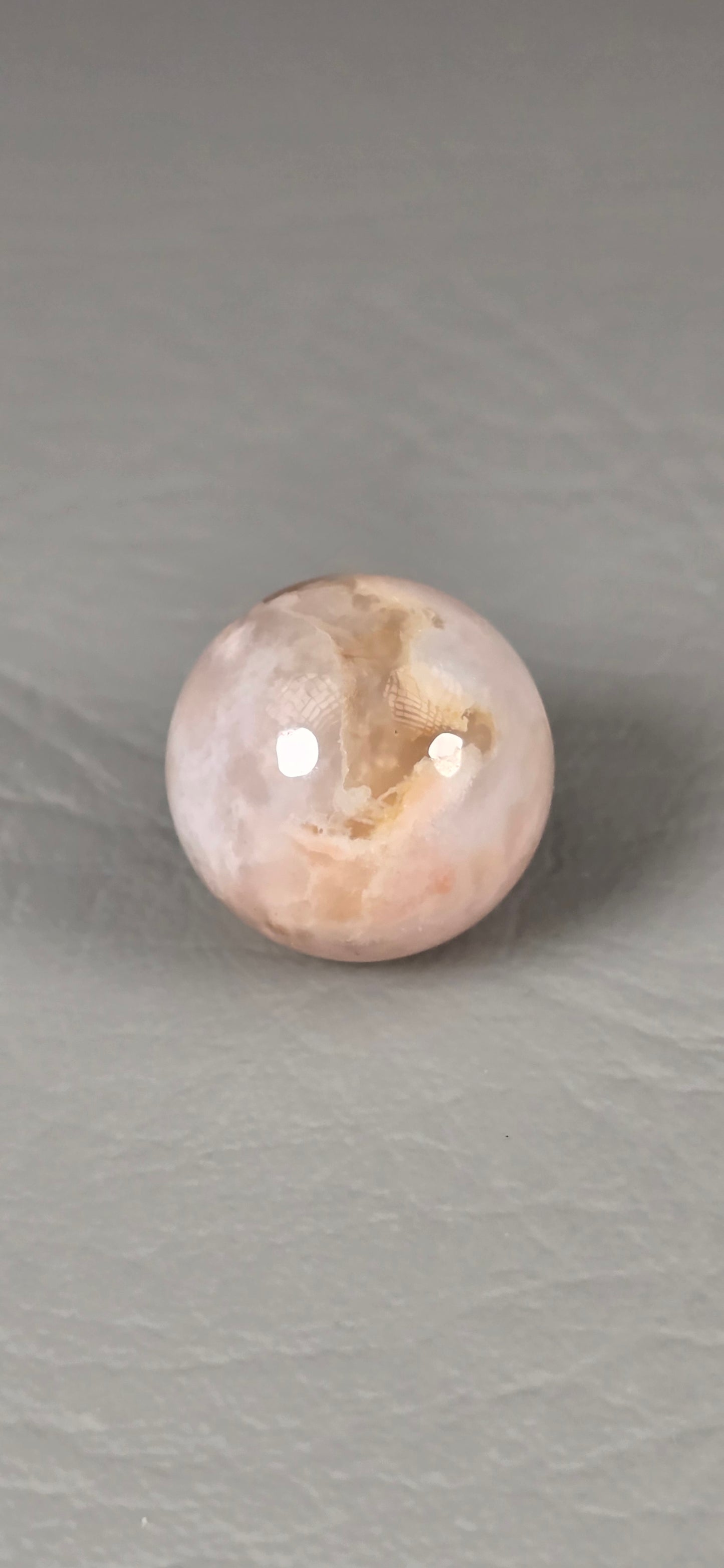 Flower Agate Sphere