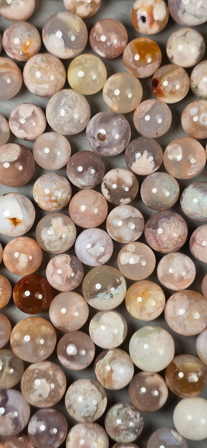Flower Agate Sphere
