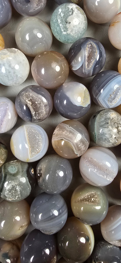 Druzy Agate Sphere
